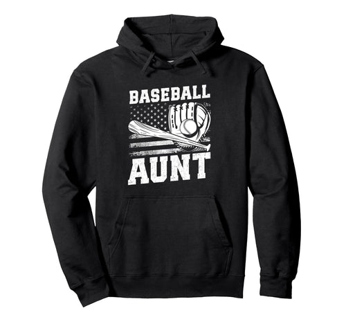 Baseball Aunt Hoodie - Fun Novelty Design Unisex - T-Shirt, Sweatshirt, Hoodie