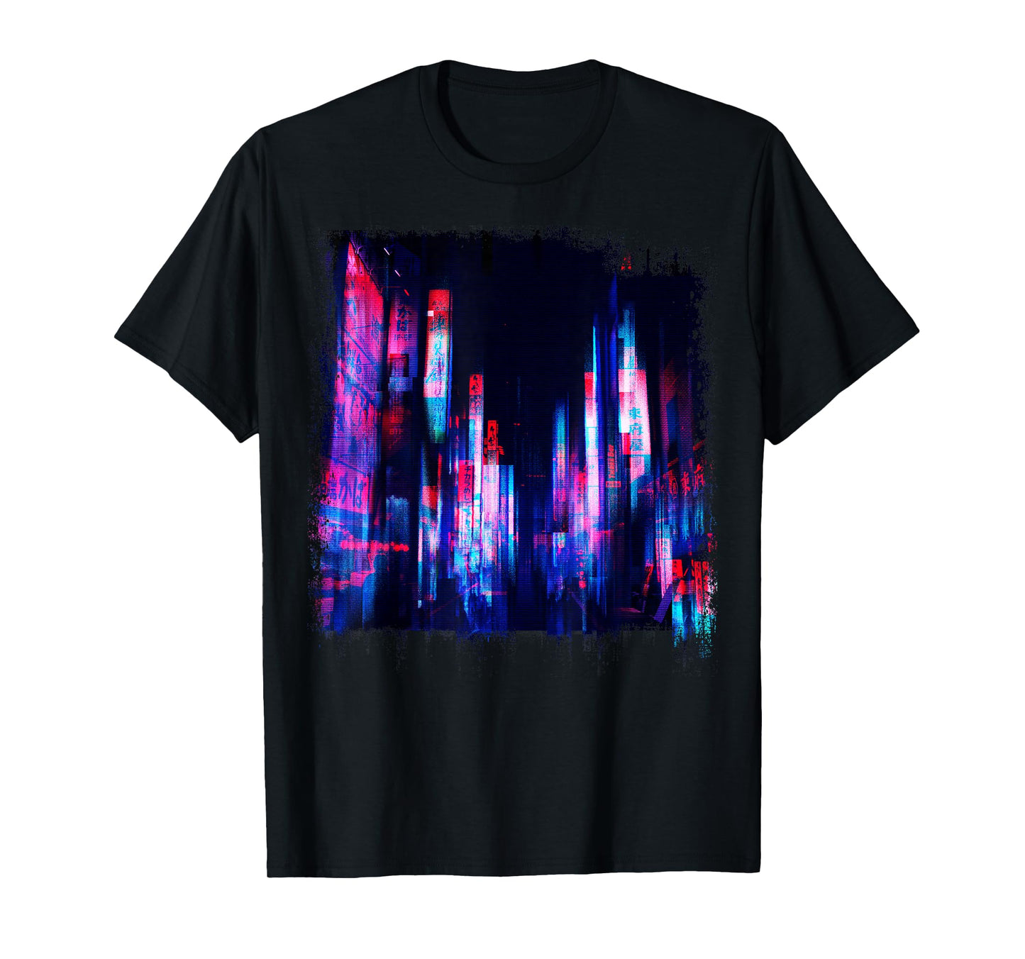 Japanese Cyberpunk Tokyo Vaporwave T-Shirt - Minimalist Print for Adults - T-Shirt, Sweatshirt, Hoodie