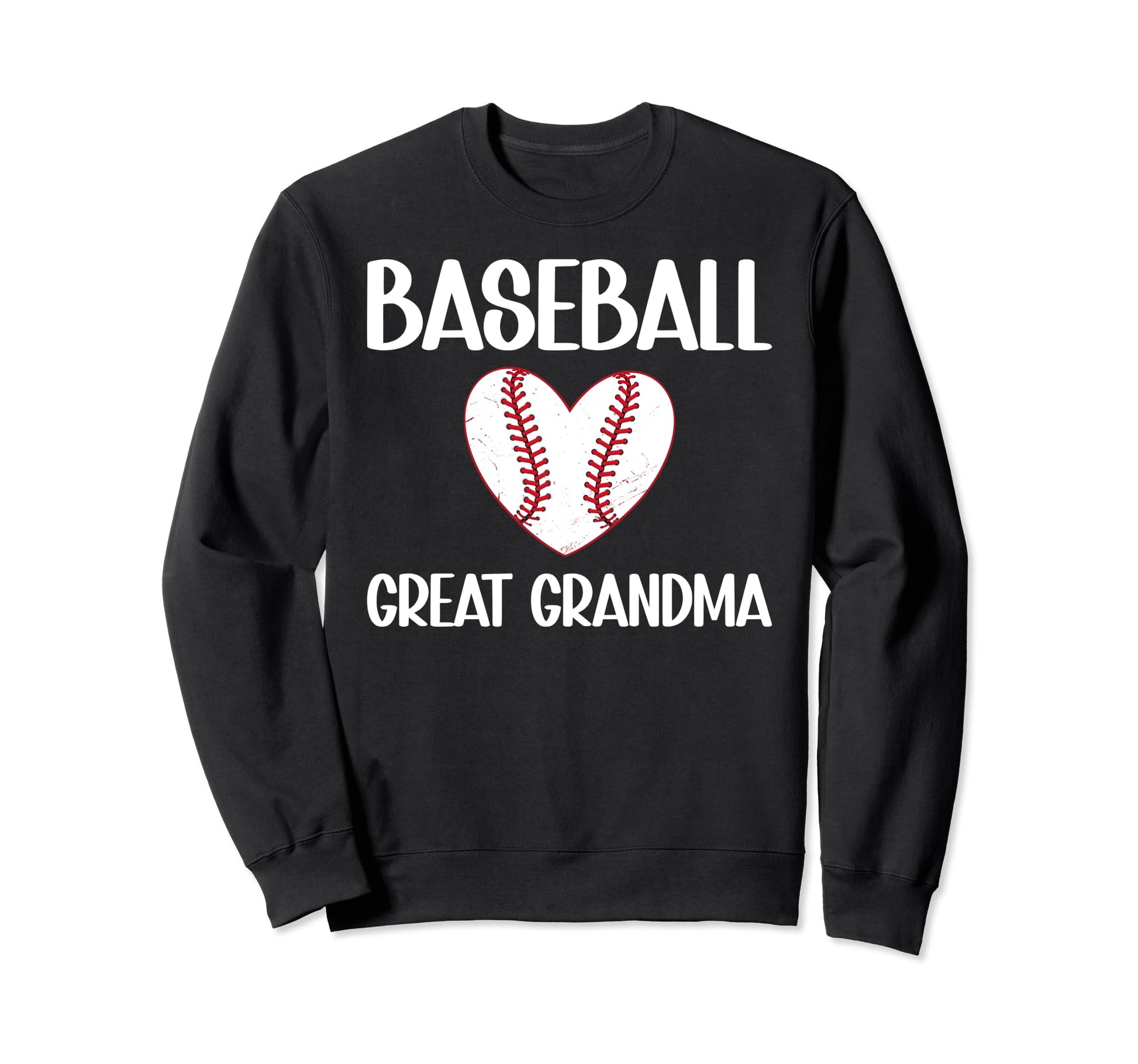 Baseball Great Grandma Heart Baseball Sweatshirt - Minimalist Print Unisex - T-Shirt, Sweatshirt, Hoodie
