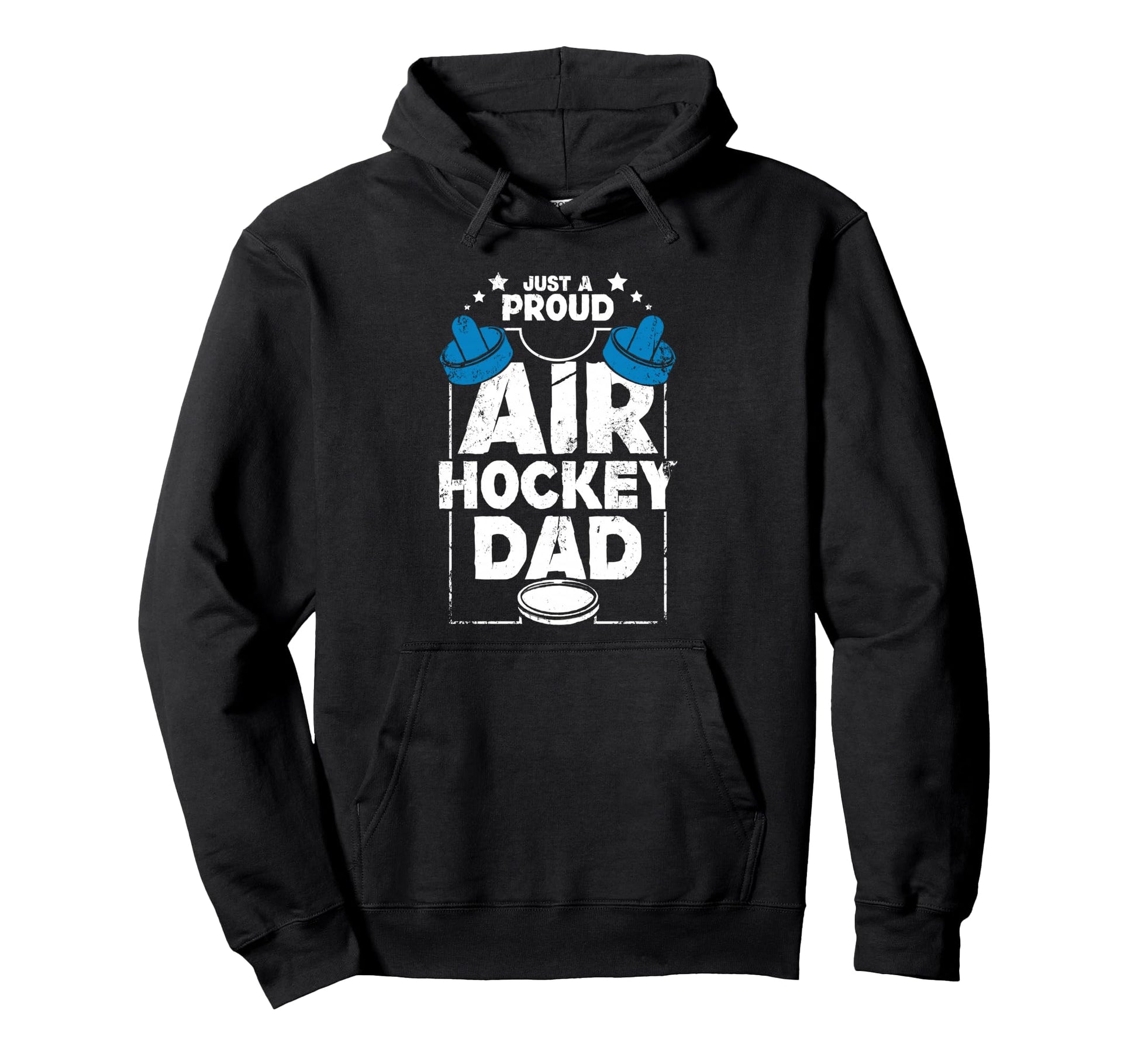 Fathers Day Proud Air Hockey Dad Game Hoodie - Novelty Apparel for Adults - T-Shirt, Sweatshirt, Hoodie