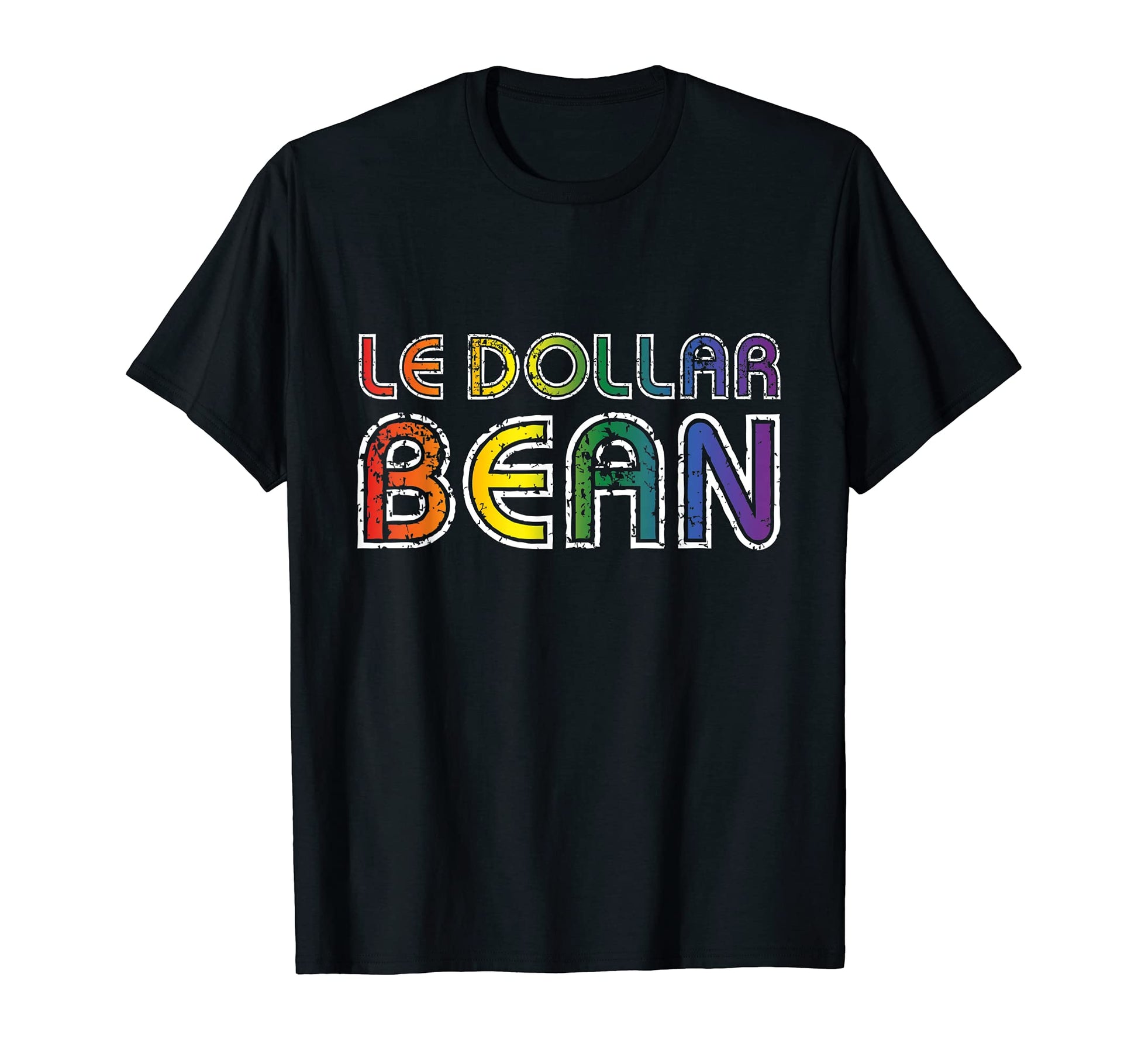 Le Dollar Bean Le Bean Lesbian Color T-Shirt - Novelty Apparel for Adults - T-Shirt, Sweatshirt, Hoodie