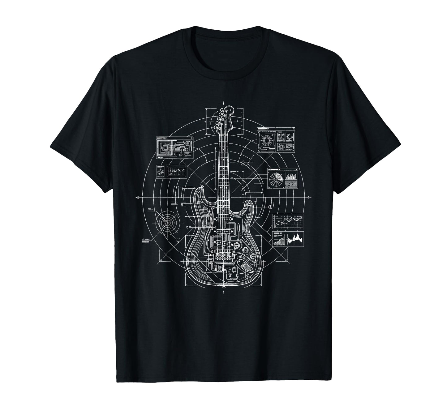 Electric Guitar Rock Music Rock Band T-Shirt - Graphic Print Men Women - T-Shirt, Sweatshirt, Hoodie