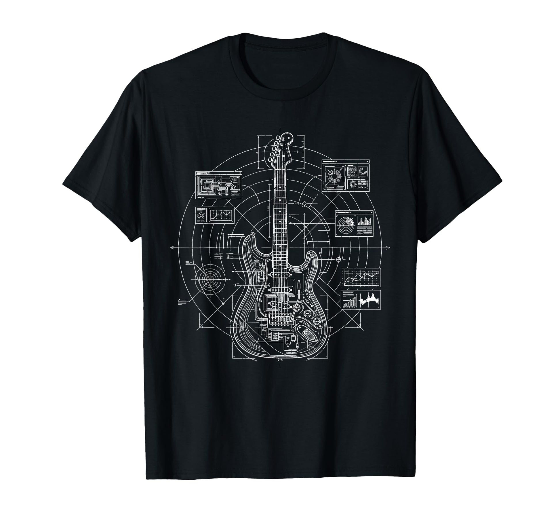 Electric Guitar Rock Music Rock Band T-Shirt - Graphic Print Men Women - T-Shirt, Sweatshirt, Hoodie