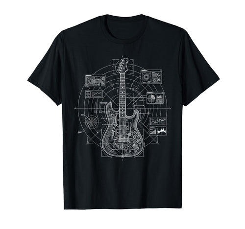 Electric Guitar Rock Music Rock Band T-Shirt - Graphic Print Men Women - T-Shirt, Sweatshirt, Hoodie