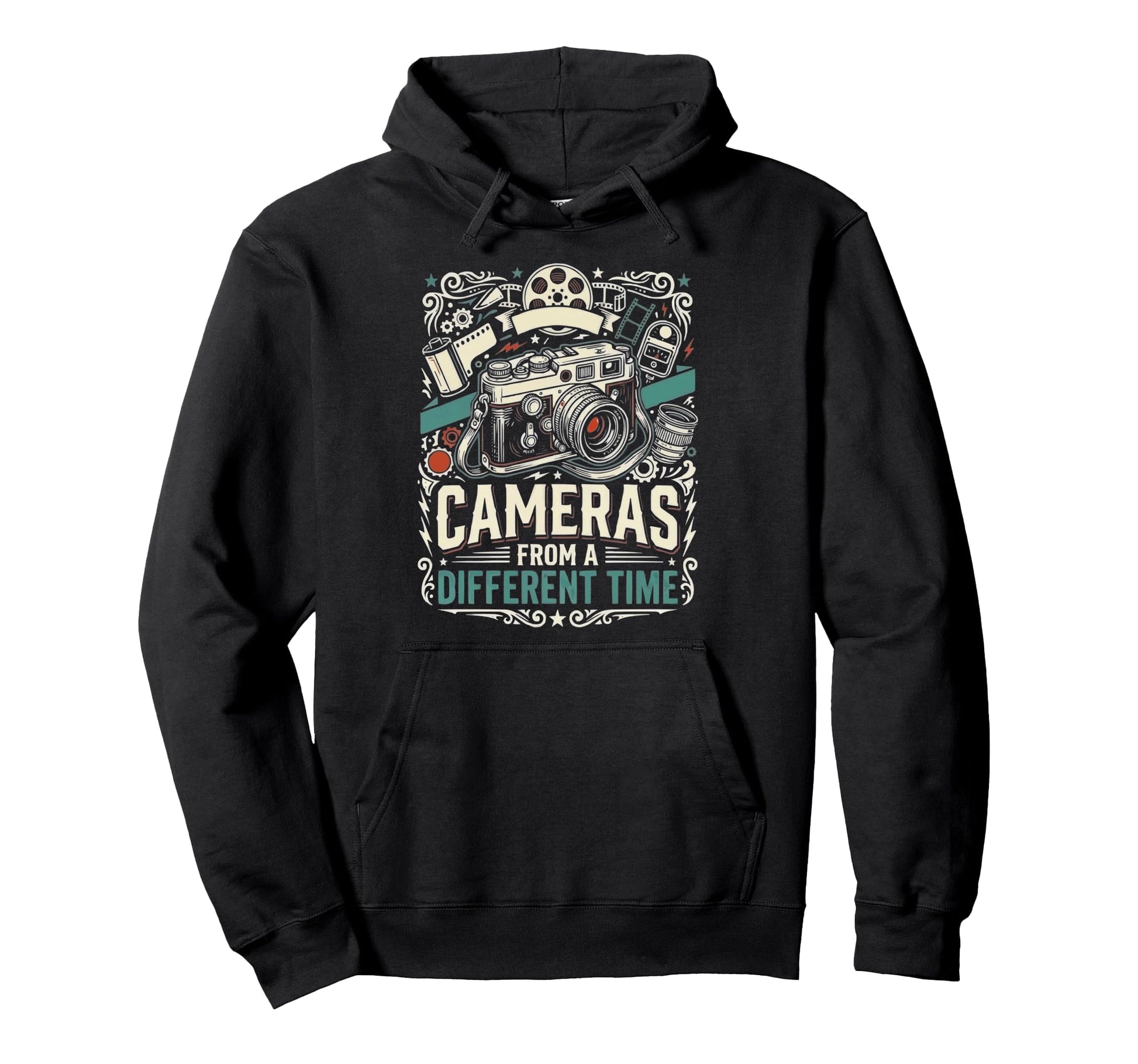 Camera Collector Photography Hoodie - Aesthetic Graphic for Adults - T-Shirt, Sweatshirt, Hoodie