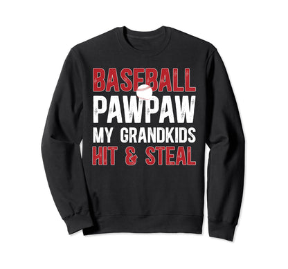 Baseball Pawpaw Funny Pawpaw Sweatshirt - Custom Art Print Men Women - T-Shirt, Sweatshirt, Hoodie