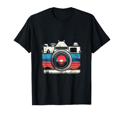 Camera Sunset Sweatshirt - Unique Graphic Men Women - T-Shirt, Sweatshirt, Hoodie