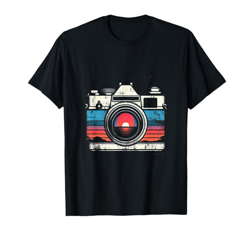 Camera Sunset Sweatshirt - Unique Graphic Men Women - T-Shirt, Sweatshirt, Hoodie