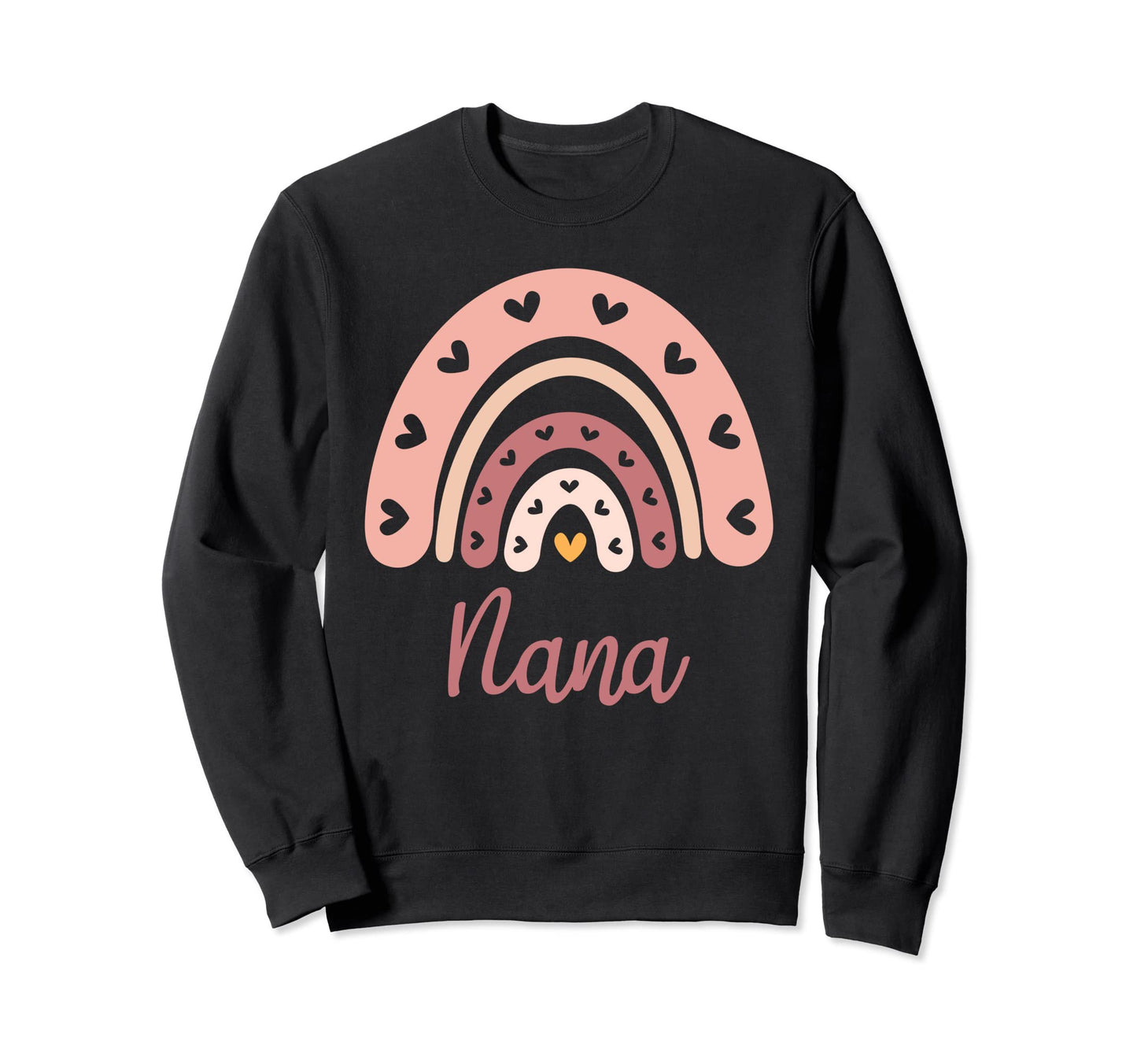 Nana Birthday Rainbow Boho Nana Sweatshirt - Aesthetic Graphic Unisex - T-Shirt, Sweatshirt, Hoodie