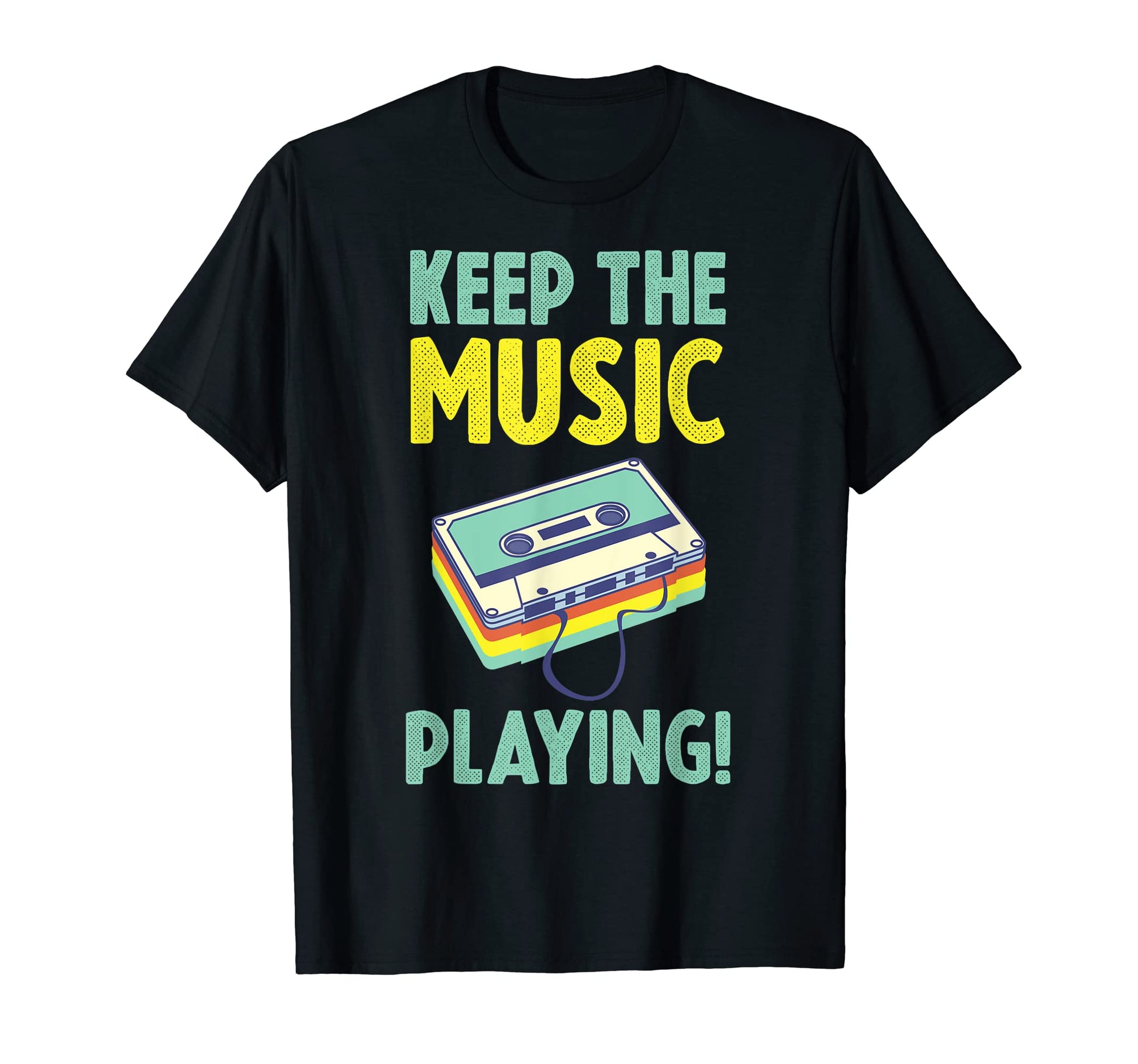 Mens Old School Cassette Tape 90S T-Shirt - Fun Novelty Design for Adults - T-Shirt, Sweatshirt, Hoodie