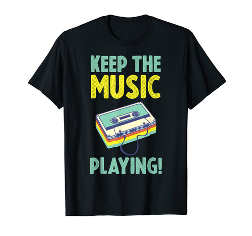 Mens Old School Cassette Tape 90S T-Shirt - Fun Novelty Design for Adults - T-Shirt, Sweatshirt, Hoodie
