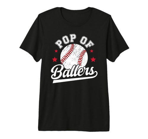 Mens Pop Baller Baseball Pop T-Shirt - Minimalist Print for Adults - T-Shirt, Sweatshirt, Hoodie