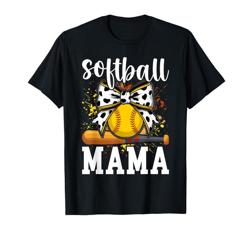 Softball Mom Coquette Bow Baseball T-Shirt - Aesthetic Graphic Unisex - T-Shirt, Sweatshirt, Hoodie