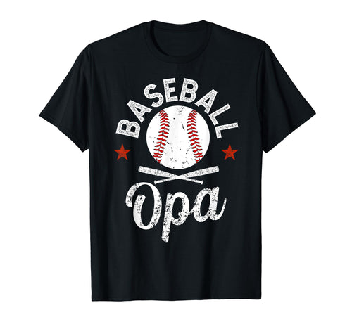 Baseball Opa Grandpa Baseball Player T-Shirt - Streetwear Style Men Women - T-Shirt, Sweatshirt, Hoodie