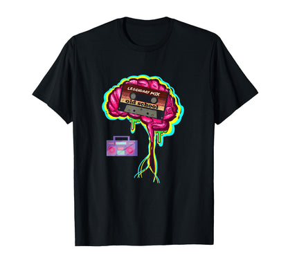 Old School Hip Hop Cassette Tape 80S 90S T-Shirt - Graphic Print Men Women - T-Shirt, Sweatshirt, Hoodie