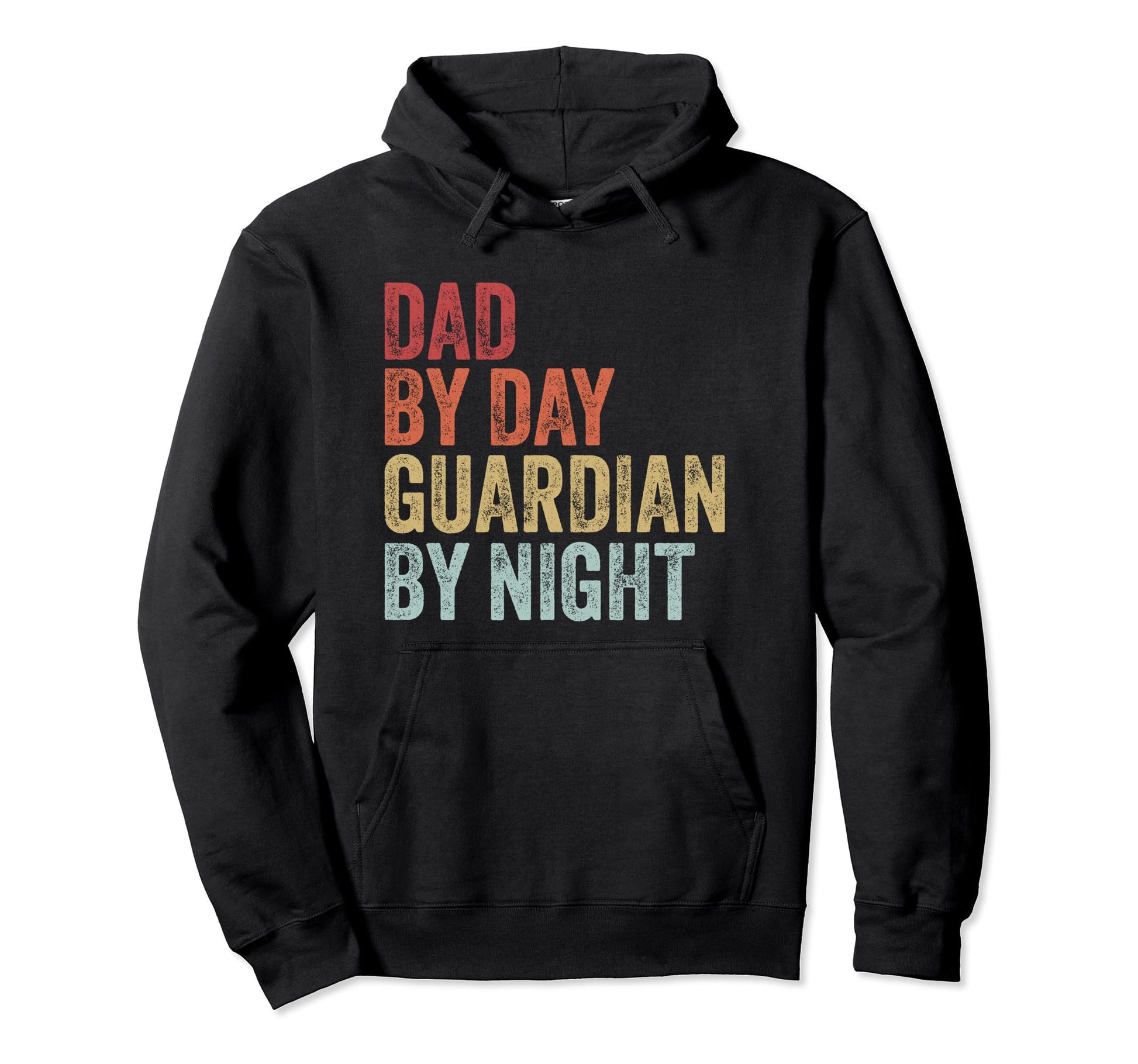 Dad Day Guardian Night Gaming Gamer Hoodie - Minimalist Print Men Women - T-Shirt, Sweatshirt, Hoodie