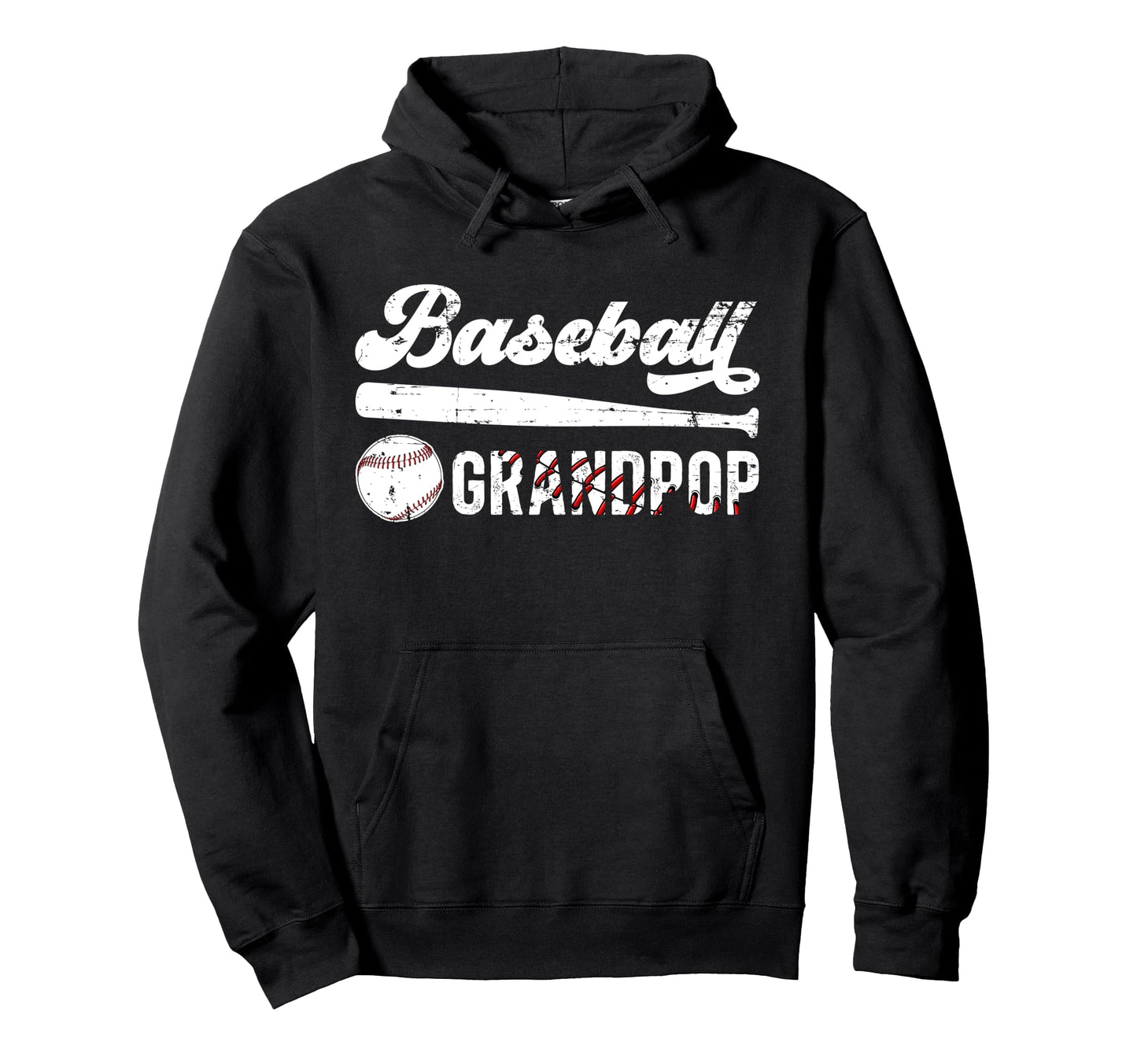 Baseball Grandpop Baseball Player Grandpop Hoodie - Graphic Print Men Women - T-Shirt, Sweatshirt, Hoodie