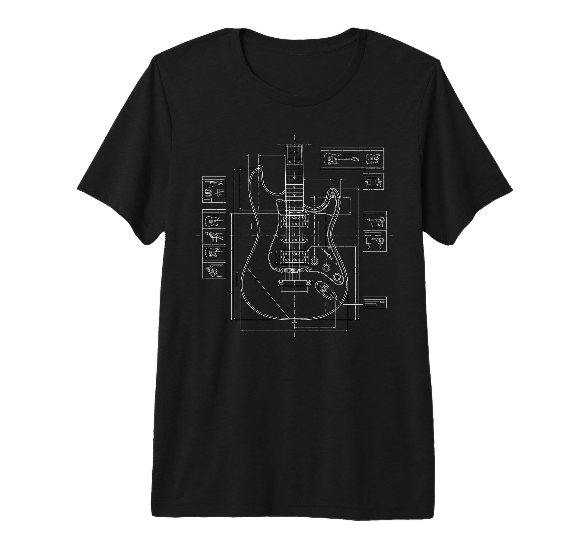 Electric Guitar Rock Music Rock Band T-Shirt - Aesthetic Graphic Unisex - T-Shirt, Sweatshirt, Hoodie