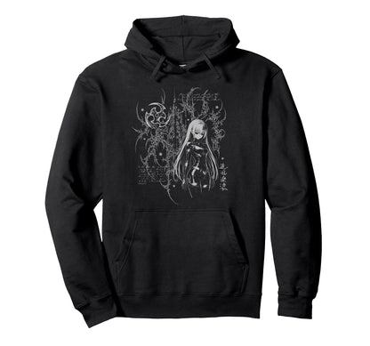 Y2K Grunge Anime Goth Alt Sigilism Hoodie - Minimalist Print for Adults - T-Shirt, Sweatshirt, Hoodie