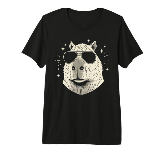 Y2K Capybara Sunglasses 90S 2000S T-Shirt - Unique Graphic Men Women - T-Shirt, Sweatshirt, Hoodie