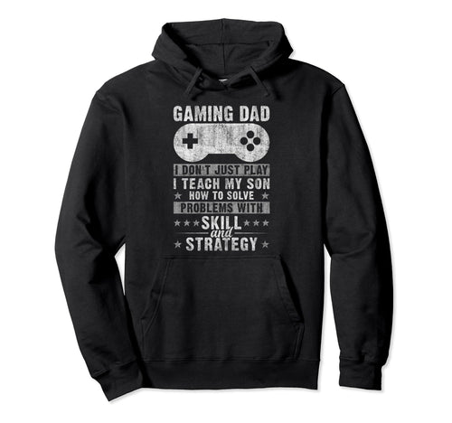 Gaming Dad Father Son Fathers Day Video Hoodie - Streetwear Style Unisex - T-Shirt, Sweatshirt, Hoodie