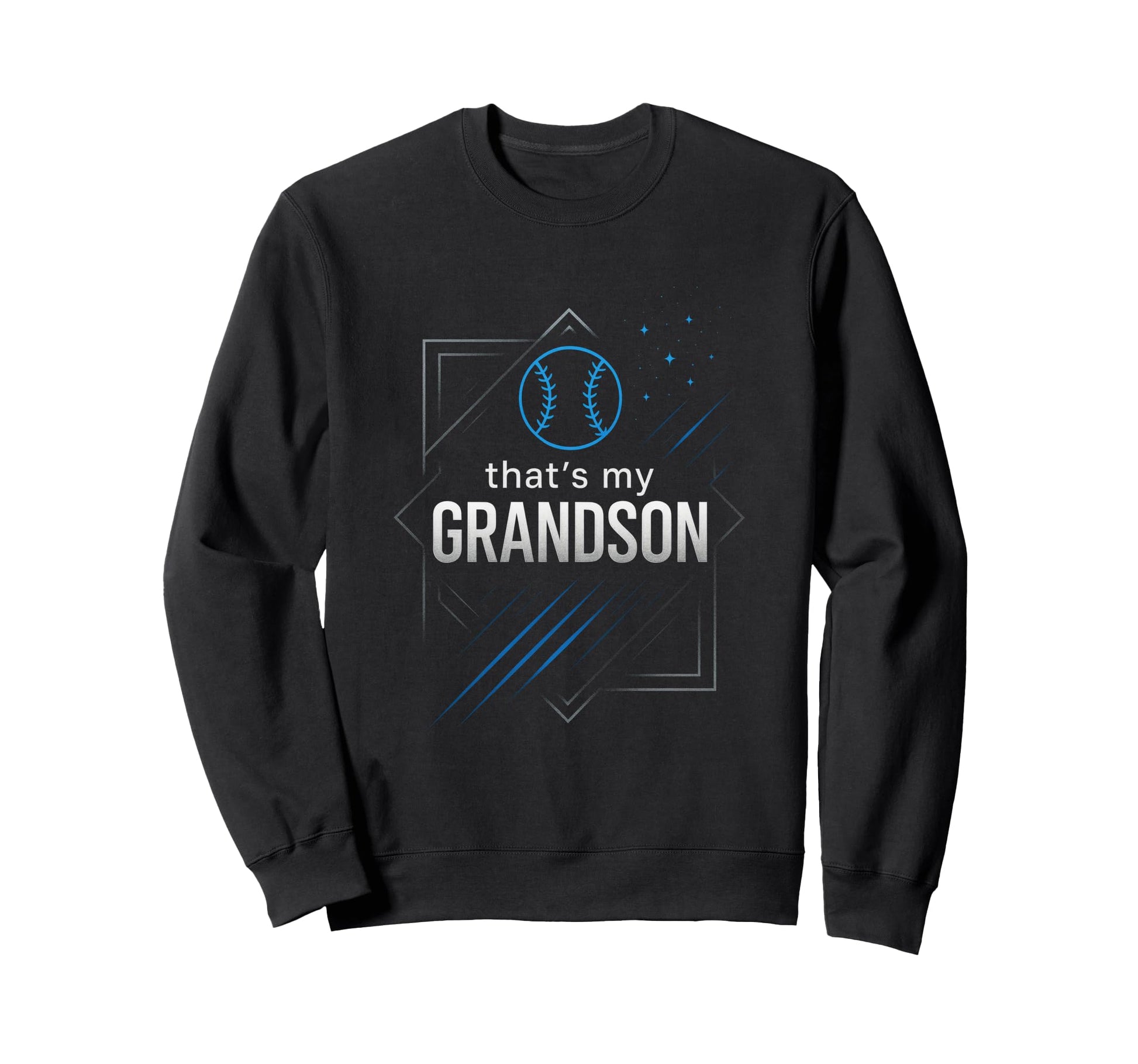 Thats My Grandson Baseball Sweatshirt - Aesthetic Graphic for Adults - T-Shirt, Sweatshirt, Hoodie