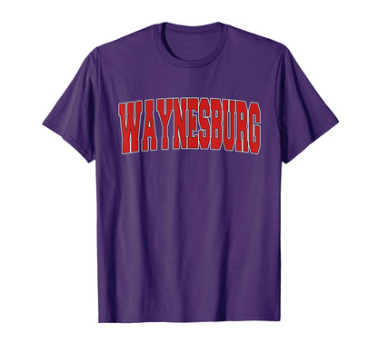 Waynesburg Pa Pennsylvania Varsity T-Shirt - Minimalist Print Men Women - T-Shirt, Sweatshirt, Hoodie
