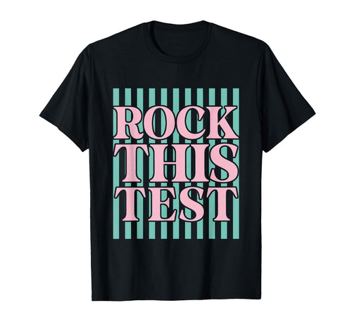 Stripes Rock This Test Teacher T-Shirt - Casual Everyday Wear for Adults - T-Shirt, Sweatshirt, Hoodie