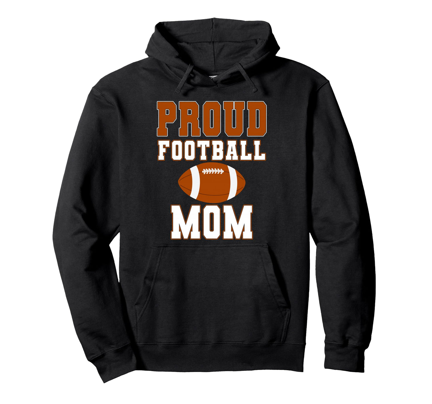 Proud Football Mom Game Day Hoodie - Aesthetic Graphic Men Women - T-Shirt, Sweatshirt, Hoodie