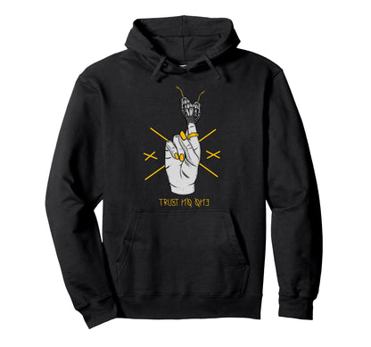 Trust No One Aesthetic Edgy Streetwear Hoodie - Unique Graphic for Adults - T-Shirt, Sweatshirt, Hoodie
