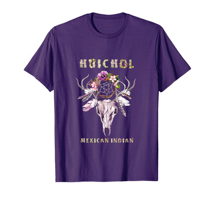 Huichol Mexican Indian Tribe Boho T-Shirt - Fun Novelty Design Men Women - T-Shirt, Sweatshirt, Hoodie