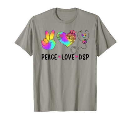 Peace Love Dsp Direct Support T-Shirt - Minimalist Print Men Women - T-Shirt, Sweatshirt, Hoodie