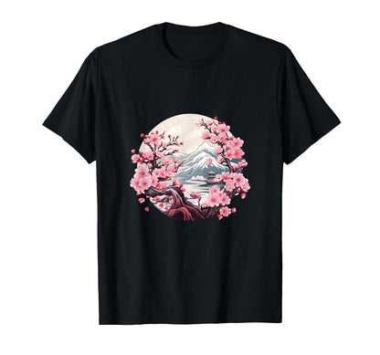 Japanese Aesthetic Vaporwave Cherry T-Shirt - Streetwear Style for Adults - T-Shirt, Sweatshirt, Hoodie