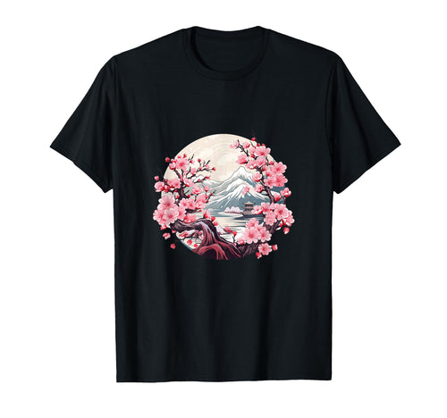 Japanese Aesthetic Vaporwave Cherry T-Shirt - Streetwear Style for Adults - T-Shirt, Sweatshirt, Hoodie