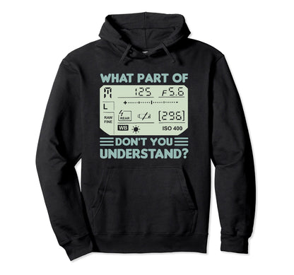 Camera Photography Lover Photographer Lens Hoodie - Trendy Graphic Unisex - T-Shirt, Sweatshirt, Hoodie