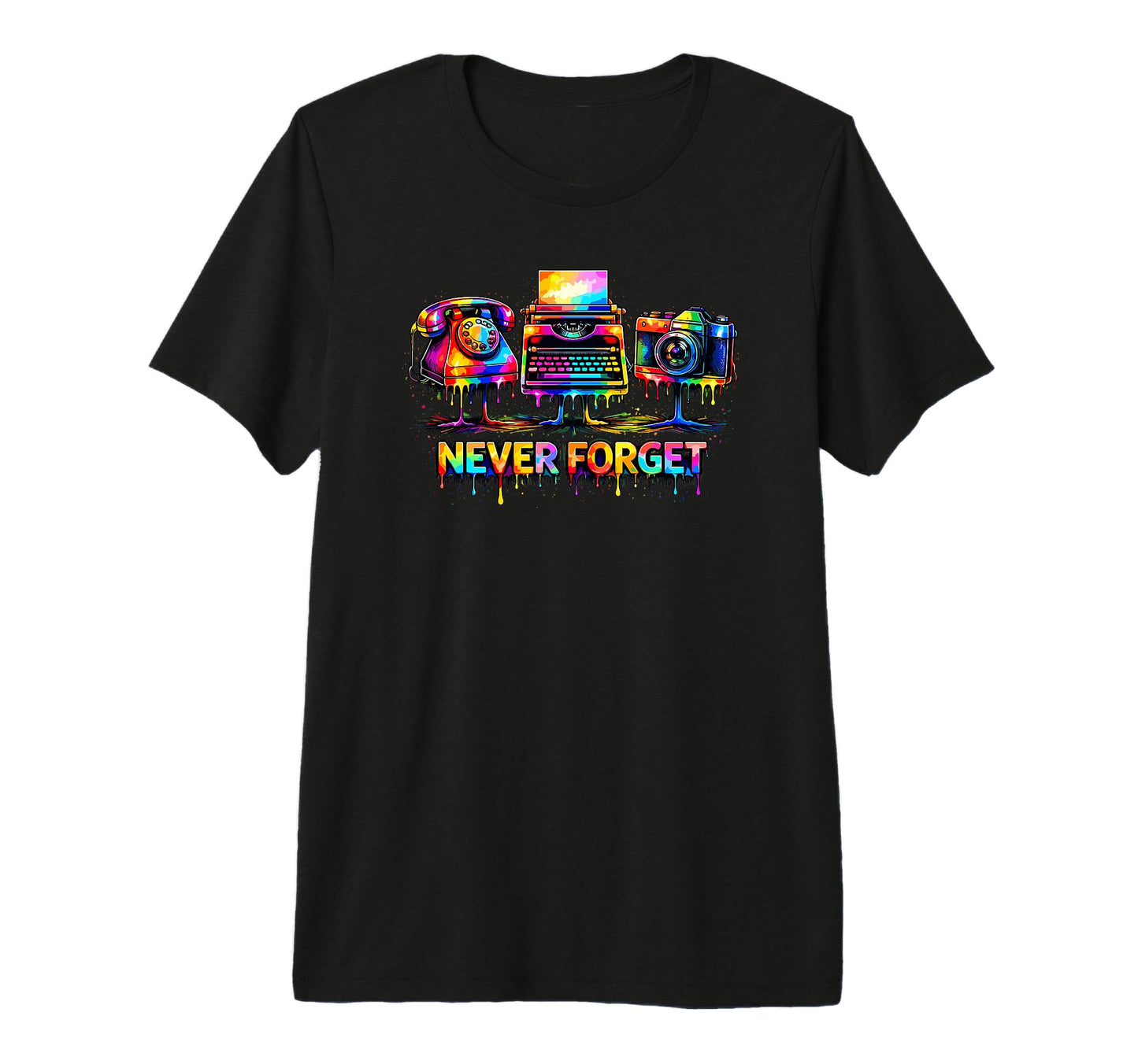 Never Forget Telephone T-Shirt - Casual Everyday Wear for Adults - T-Shirt, Sweatshirt, Hoodie