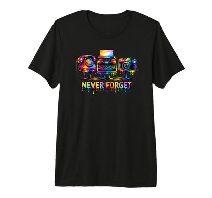Never Forget Telephone T-Shirt - Casual Everyday Wear for Adults - T-Shirt, Sweatshirt, Hoodie