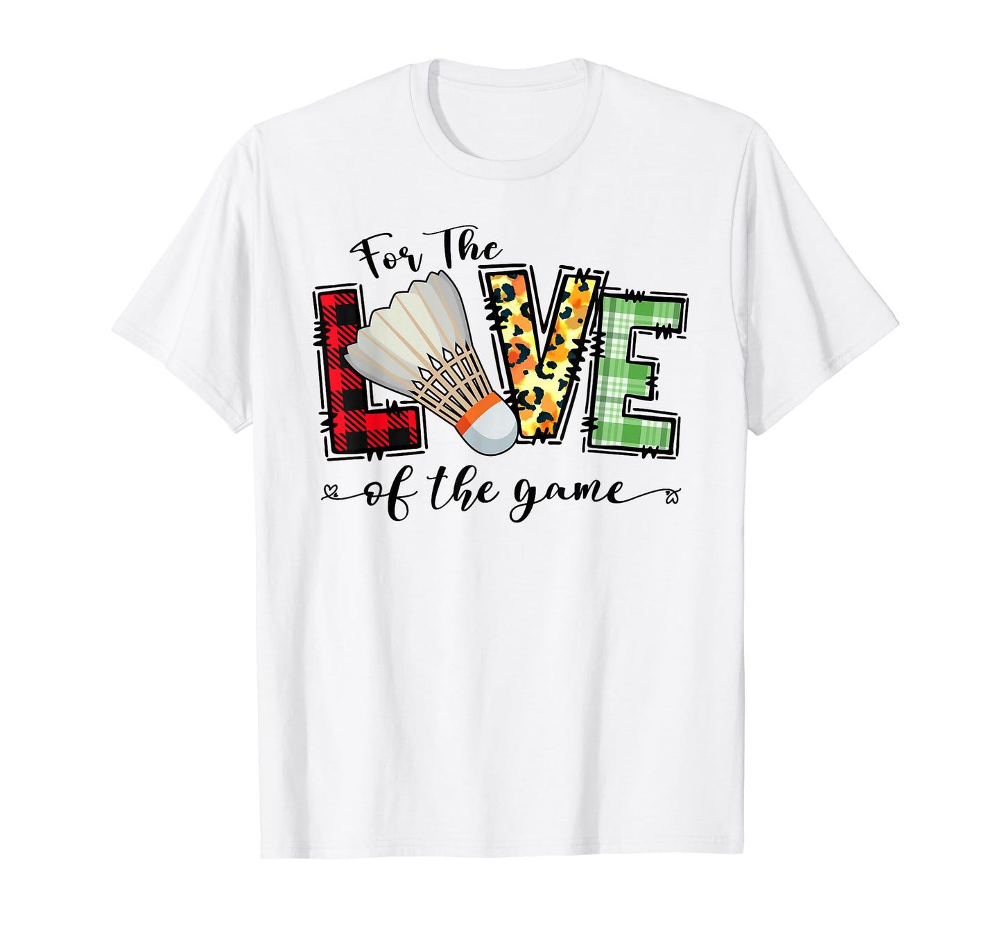 Love Game Day Badminton Mom Cheering T-Shirt - Casual Everyday Wear Unisex - T-Shirt, Sweatshirt, Hoodie