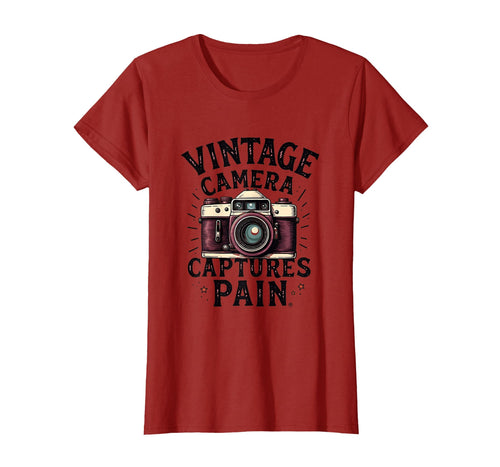 Camera Captures Pain Emo T-Shirt - Fun Novelty Design Unisex - T-Shirt, Sweatshirt, Hoodie