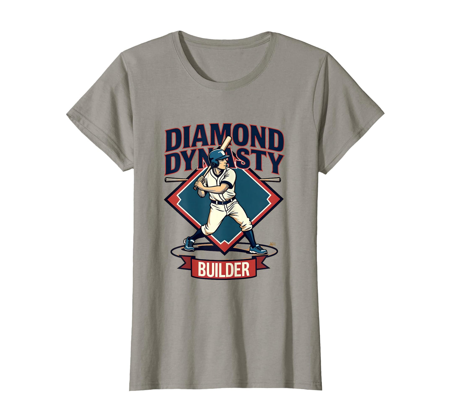 Diamond Dynasty Builder Baseball T-Shirt - Minimalist Print Men Women - T-Shirt, Sweatshirt, Hoodie