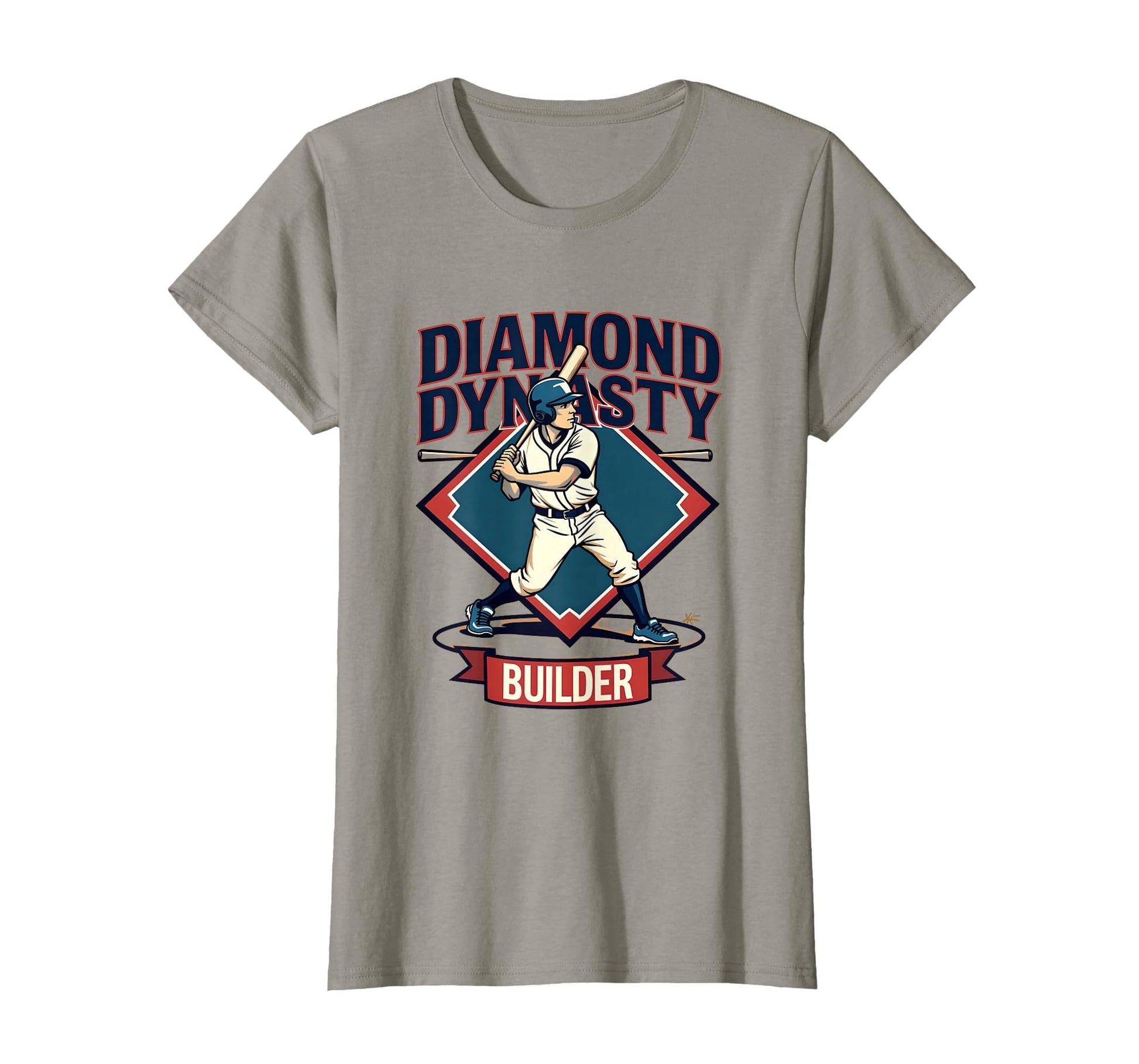 Diamond Dynasty Builder Baseball T-Shirt - Minimalist Print Men Women - T-Shirt, Sweatshirt, Hoodie
