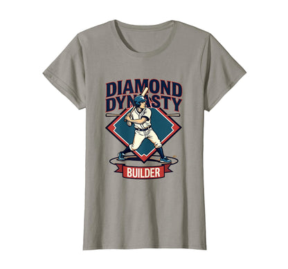 Diamond Dynasty Builder Baseball T-Shirt - Minimalist Print Men Women - T-Shirt, Sweatshirt, Hoodie