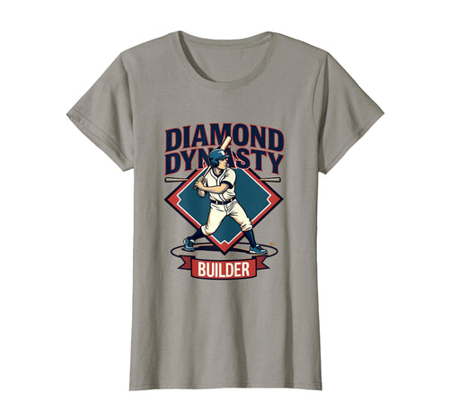 Diamond Dynasty Builder Baseball T-Shirt - Minimalist Print Men Women - T-Shirt, Sweatshirt, Hoodie