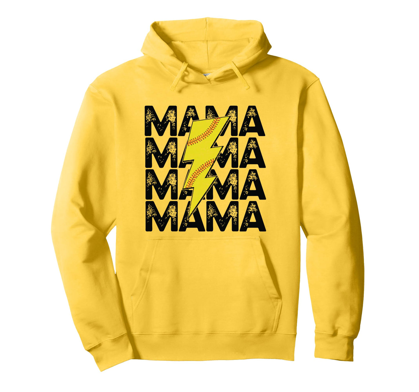 Softball Mom Player Team Mama Sports Hoodie - Streetwear Style Men Women - T-Shirt, Sweatshirt, Hoodie