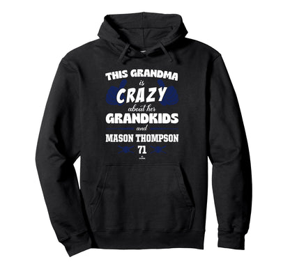 Grandma Crazy Mason Thompson Washington Hoodie - Graphic Print Unisex - T-Shirt, Sweatshirt, Hoodie