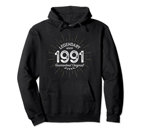 Legendary Since 1991 Birth Year Hoodie - Custom Art Print Men Women - T-Shirt, Sweatshirt, Hoodie