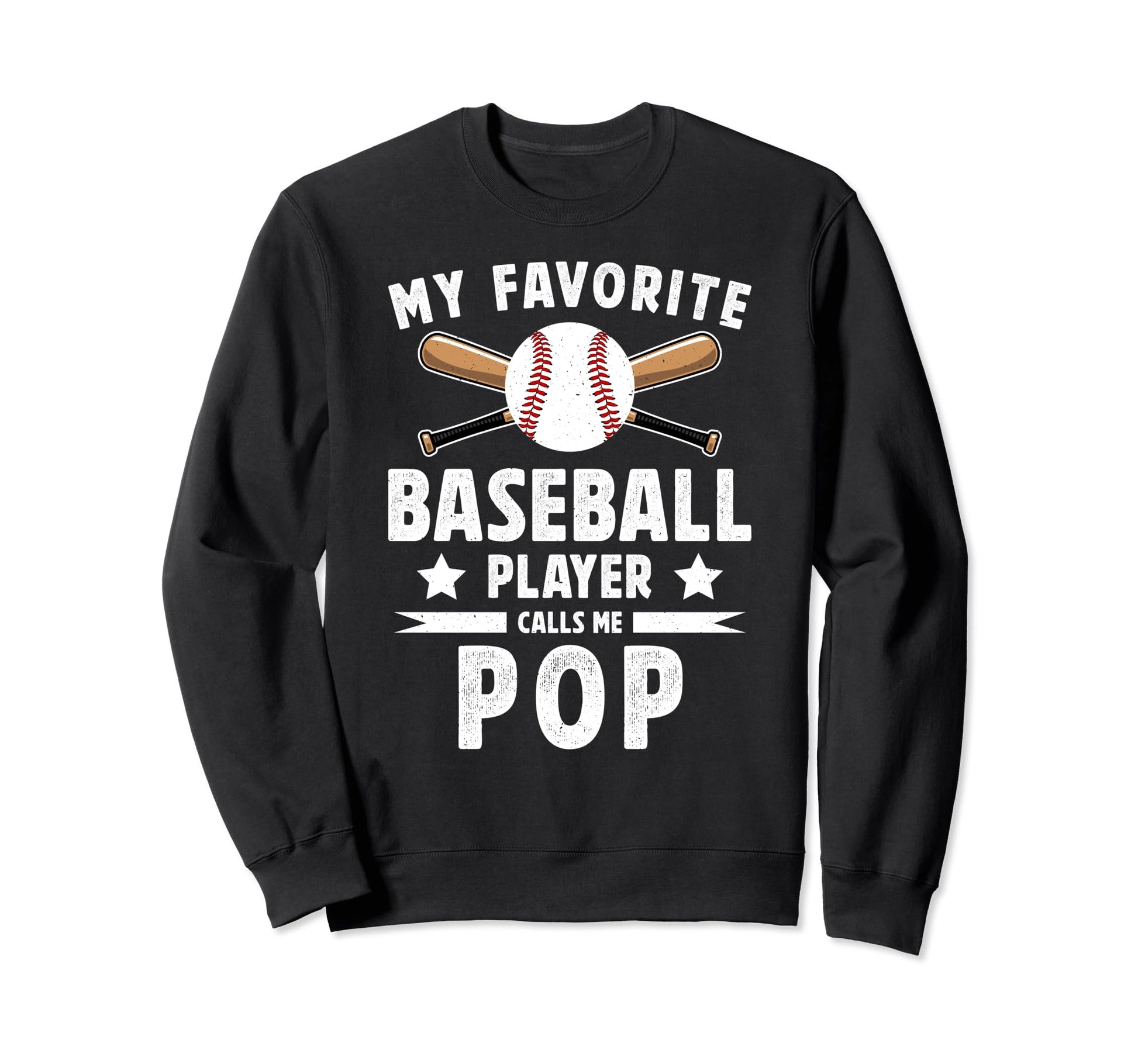 My Favorite Baseball Player Pop Sweatshirt - Fun Novelty Design Men Women - T-Shirt, Sweatshirt, Hoodie