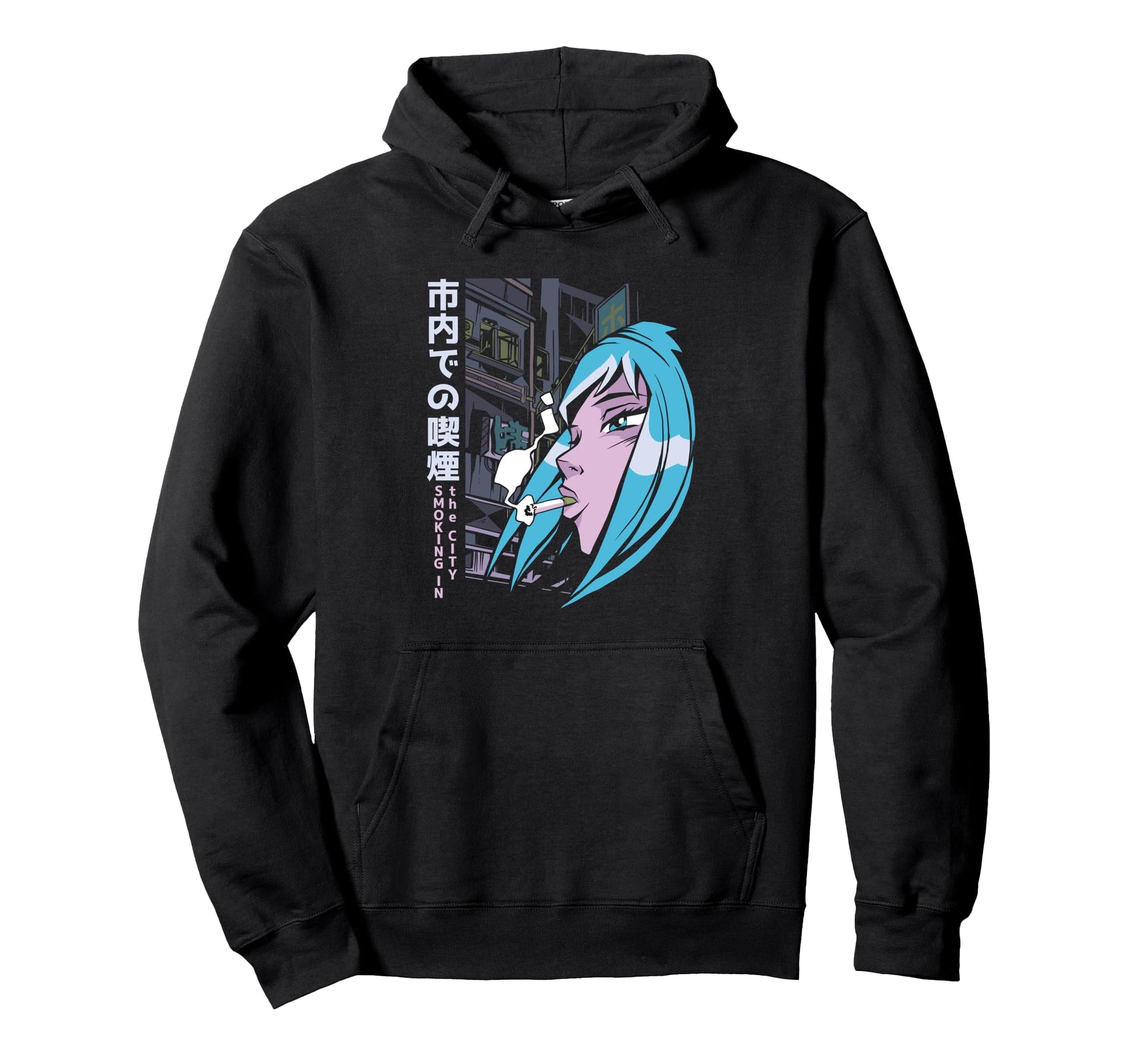 Vaporwave Aesthetic Otaku Anime Sad Egirl Hoodie - Novelty Apparel Unisex - T-Shirt, Sweatshirt, Hoodie
