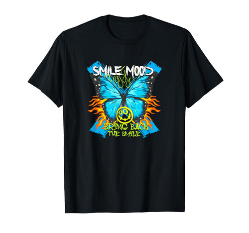 Butterfly Smile Y2K Grunge T-Shirt - Casual Everyday Wear Men Women - T-Shirt, Sweatshirt, Hoodie