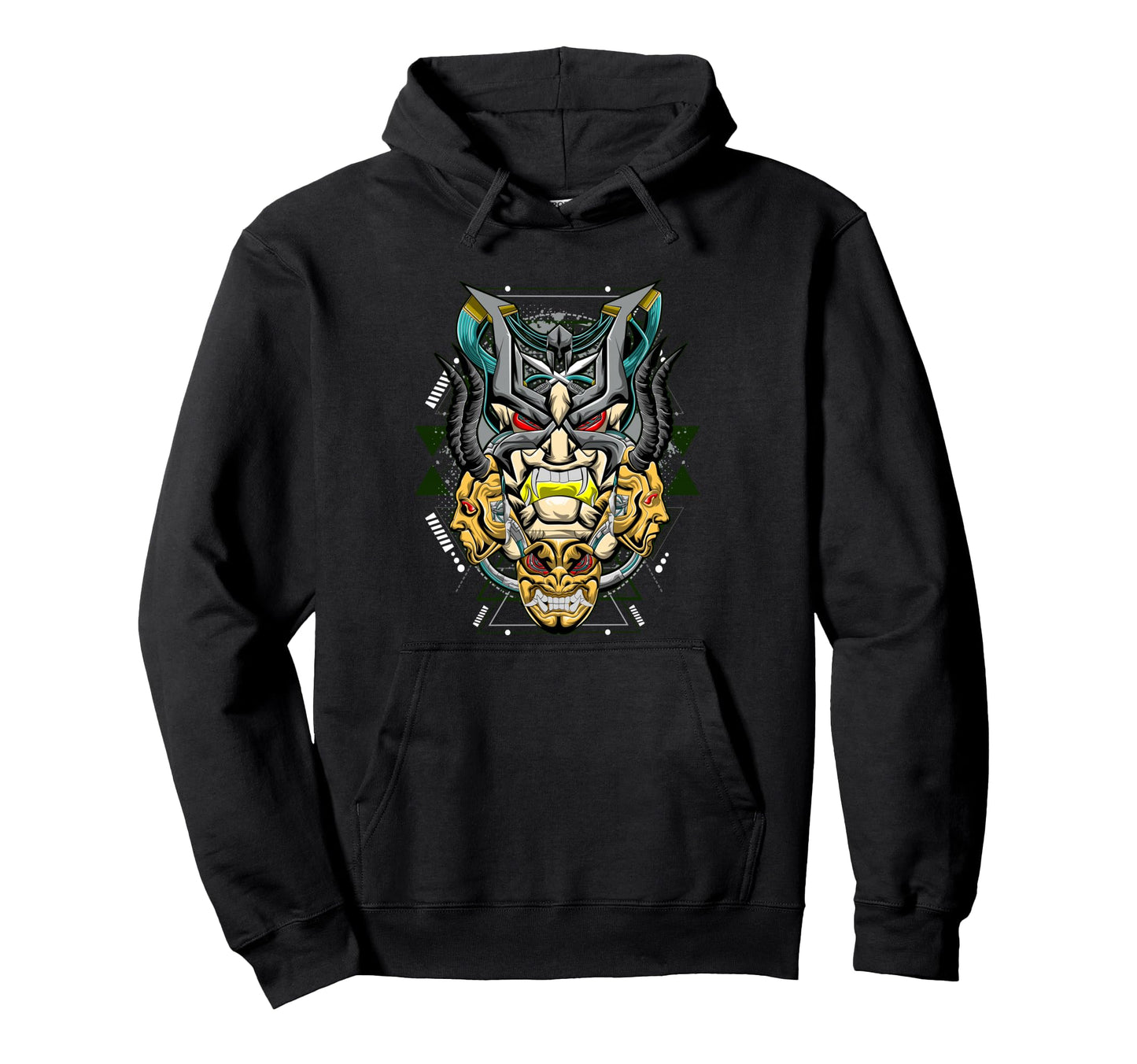Mecha Viking Aesthetic Edgy Streetwear Hoodie - Streetwear Style for Adults - T-Shirt, Sweatshirt, Hoodie